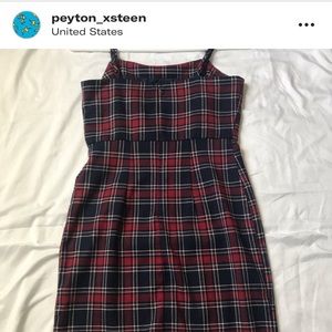 Clueless plaid dress